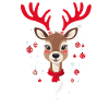 Merry Christmas Reindeer Magic