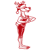 Christmas Yoga Reindeer Relaxation