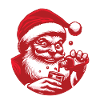 Santa Loves Alcohol Christmas Fun