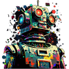 Robot Pop-Art
