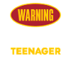 13th Birthday Warning Grumpy Teen