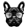 French Bulldog Dog Head