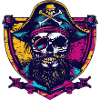 Pirate Skull Crest