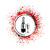 Bottle Glass Party Symbol