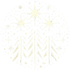 Ein einfaches Weihnachtssymbol