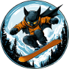 Bat Snowboarder