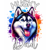 Sled Dog Dad Husky