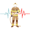 Firefighter heartbeat fire brigade sayings