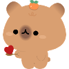 Capybara Feeding Love
