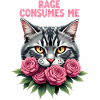 Rage Consumes Me Funny Catflower