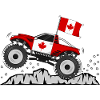 Drapeau Monster Truck Canada