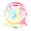 Lutige Chat Astronaute