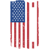 Canoeist Us Flag Canoeing
