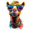 Chameau Dromadaire Camel de Bactriane Cadeau Chameaux