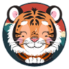 Tiger Domestic Cat