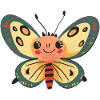 Forêt de papillons