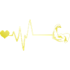 Muscle dumbbell heartbeat