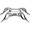 Gamecontroller black