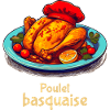 Chicken Basquaise - Plain text