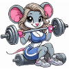 Gym mouse babe