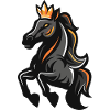 Cheval Cartoon Couronne