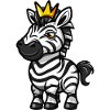 Zebra Cartoon Crown