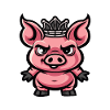 Pig Cartoon Crown