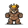 Bear Cartoon Crown