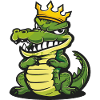 Alligator Cartoon Crown