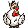 Rooster Cartoon Crown