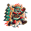 Christmas chaos, electrocution danger