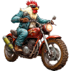 Chickens Motorcycle