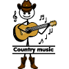 Guitariste country 'Country music'