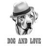 DOG AND LOVE stylish dog