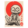 Funny Japanese Edo Era Skeleton
