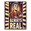Cool retro guy – always real