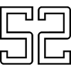 Number 52 (University Style)