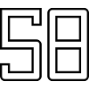 Number 58 (University Style)