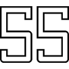 Number 55 (University Style)