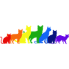 Rainbow of Cats
