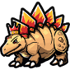 Dinosaur stegosaurus cartoon crown