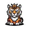 Tiger Cartoon Crown