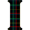 Monogram i Scottish tartan