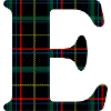 Monogram and Scottish tartan