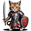 Cat Römischer Krieger Katze Geschenk