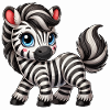 Zebra child