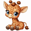Giraffe youngster