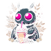 Mothman Bubble Tea