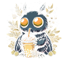 Mothman Bubble Tea