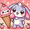 Bunny with cream